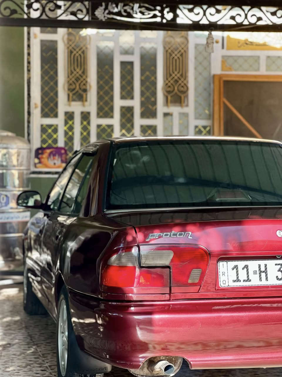 السلام عليكم
بروتون 2005 للبيع 
لون ماروني مميز 
رقم بغداد الدولي شرط التحويل ✅
كير مكينه بشرط ✅
مكينه كابريتر بلاد 1600 
تبريد تدفئه بشرط ويه السويج 
شاشه 🖥️
كامره 
تخم تاير جديد ❤️‍🔥
سنتر لك فتح وقفل 
دوشمه مقاعد 💺 
دوشمه ارضيه جلد 
جام كهرباء 
السياره صبغ عام اثر جراد فقط 
السعر 48 💵وبيها مجال حك الجيه 
العنوان ديالى بلدروز 
للاستفسار ***********

