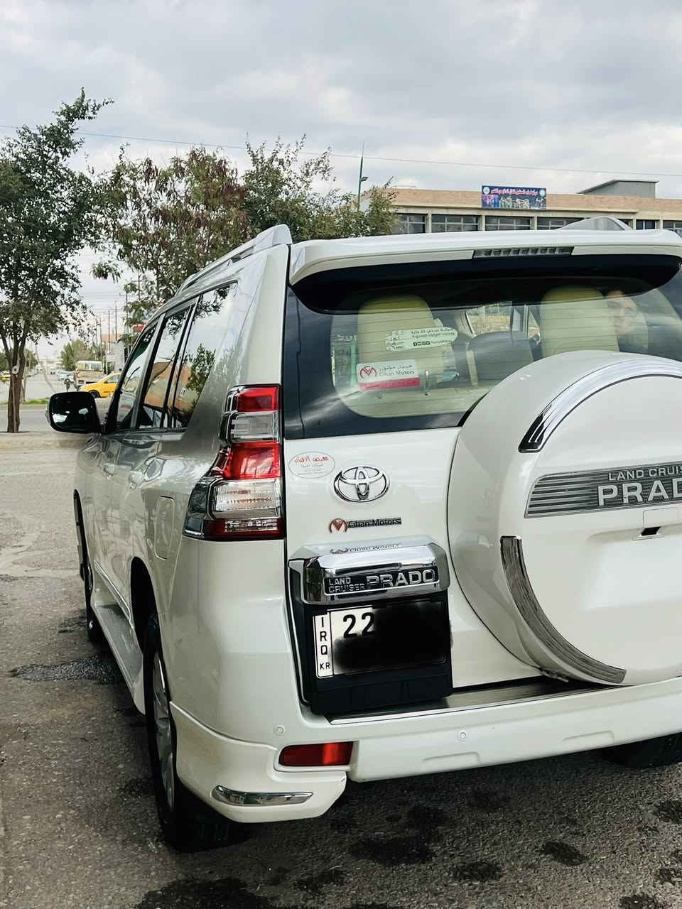 تويوتا برادو ٢٠١٦ vx فول موصفات
فتحه سقف

حساسات خلفيه اماميه

اربعه كاميرات 

شاشه كبيره 

سبعه راكب 

ثلاثه قطع تبريد 

تبريد مقاعد اماميه 

كشنات كهربائيه 

مرايات شفط 
محرك سته سلندر 
شرط المحرك والگير 

رقم اربيل دولي باسمنا شرط التحويل والغرامات ماشيه ٧٠ الف كيلو يعني جديده 

مكانها كركوك 

للتواصل ***********
