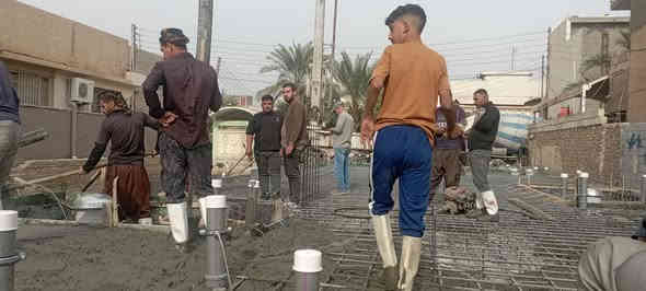 مجموعة M.H للمقاولات والبناء 
تم بحمد الله تعالى اكمال اعمال صب رفت 225 متر في قضاء المشخاب
كمية الصب 107 متر مكعب 
للاستفسار اكثر مراسله الصفحه او الاتصال على الارقام التاليه 
مستعدون لتنفيذ جميع المشاريع
ادارة_ تصاميم _ اشراف _ تنفيذ _ بناء _ ترميم _ تخطيط 
*********** مهندس انيس المرشدي 
*********** ابو شمس السعيدي
