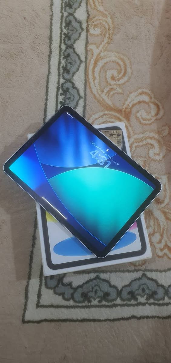 سلام عليكم
ايباد 10 
ذاكرة 64
بعده بالضمان
بطارية 96
ايباد حلو و نضيف نجي وتشوفه 

عنواني ميسان قضاء الكحلاء 
رقم موبايلي ***********
