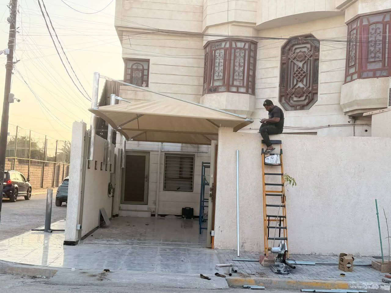 مضلات هرميه❤️
قماش استرالي مع ضمان 10سنوات✅
حديد ثقيل وباسعار جمله 
*********** 📲
اخوكم محمد النعيمي
