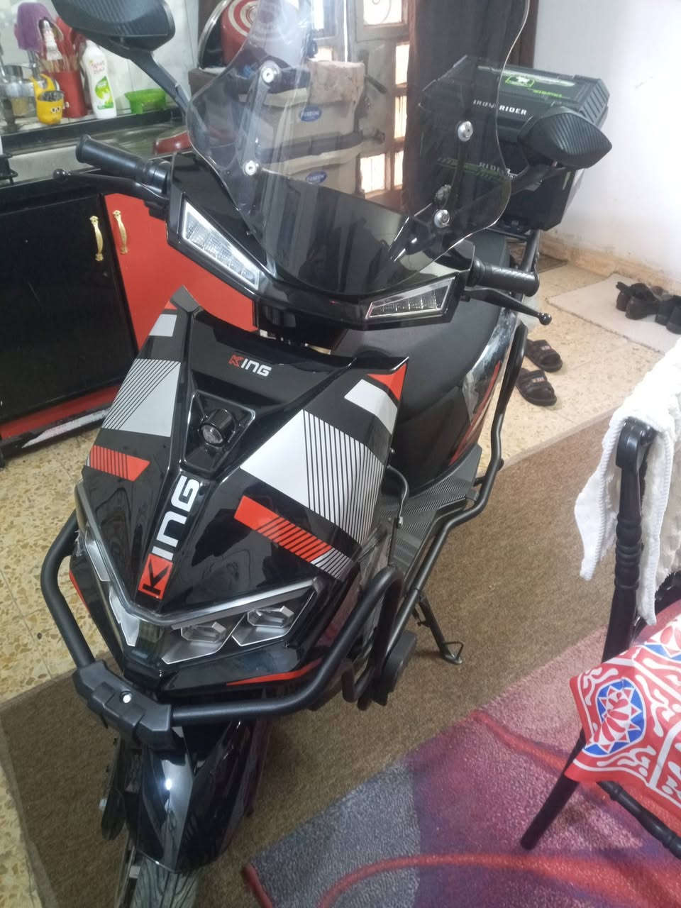 دراجة شحن جديد 6 بطاريات نوع الحديث موديل 2026 صار اسبوع من مشدود 
السعر مليون و 100 الف وبيه مجال بسيط الاتصال ع الرقم ***********
