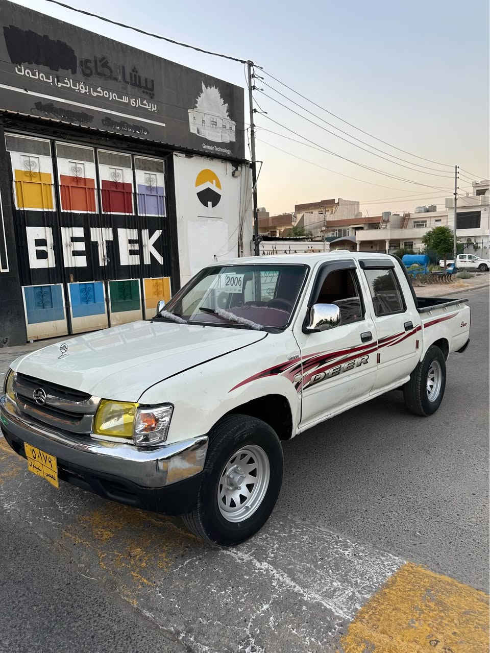 پیکاب دیر 2007کابریتە بۆ فرۆشتن 
سعر 22گڵا مجال کەم گۆرینەوە ناکەم
مەنەفیست فسفۆر گومرکی دراوە 
گیرو مەکینەو ئەکسل شانسی بەشەرت مالی کاسبیە ژم ***********
***********
Admin ❤️🌹 شمشمل, السليمانية
