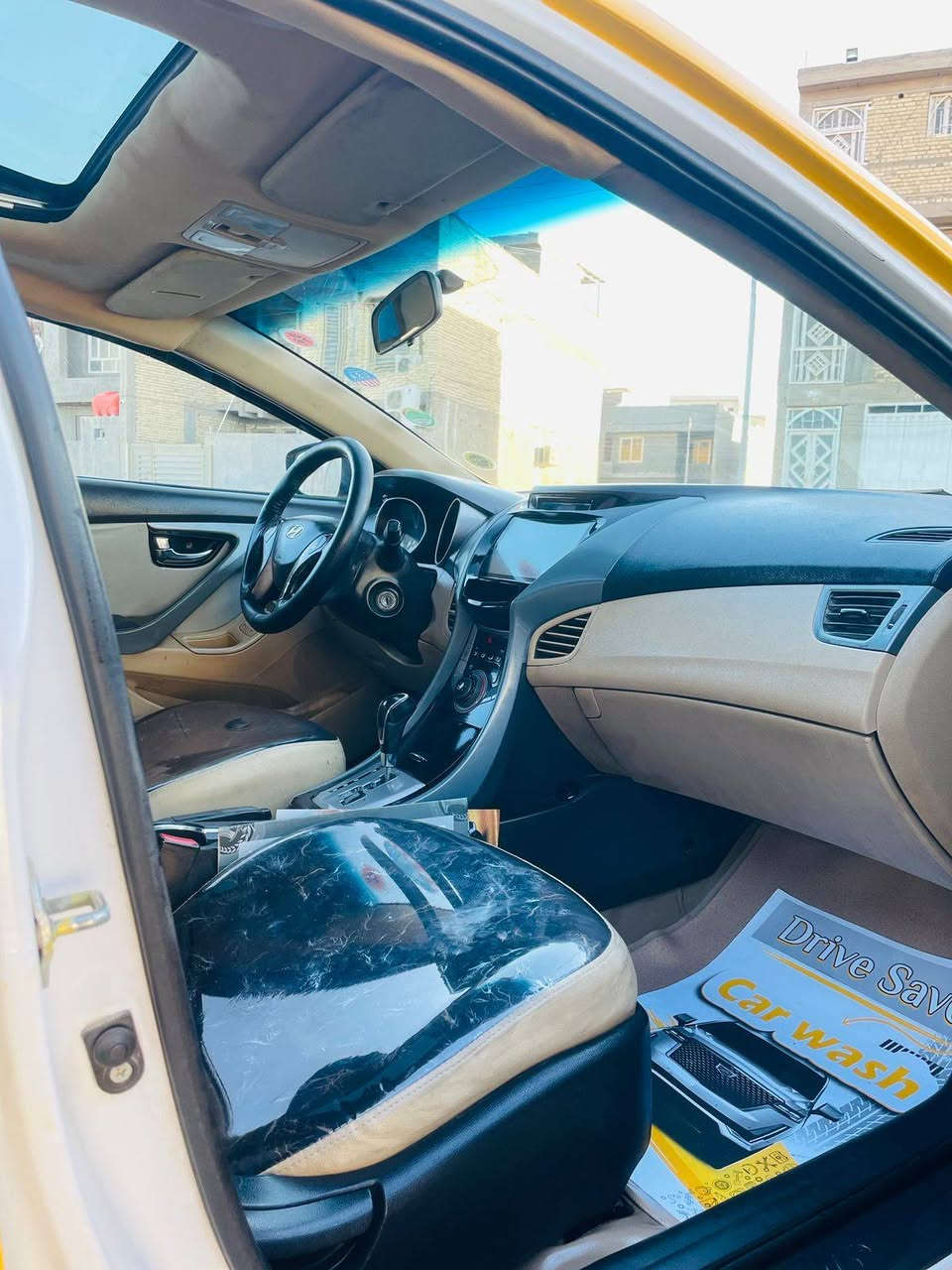 السعر 98 الاستفسار *********** هونداي النترا 2014 خليجي بيهه جاملغ وباب فول مواصفات واحد علا واحد فتحت سقف تحكم ستيرن شاير بل مري مري شفط داخل بيجي مكينه 1800 وكير مكفولات كفاله عامه رقم بغداد مشروع وطني مصفره هيه وغرامات سنويه ستوهه مجدده مكان السياره كربلاء مكلف بنشر
