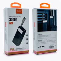 باور بنك TUGII • ٣٠٠٠٠ ملّي أمبير • شحن سريع تايب سي