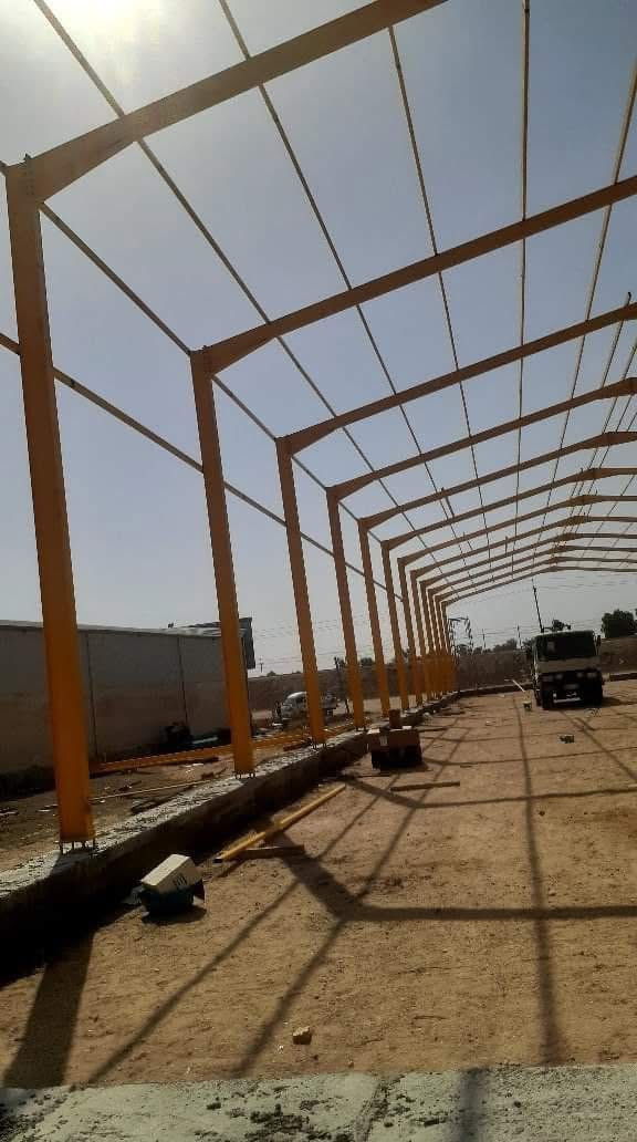 السلام عليكم 
مستعدون لعمل كافه الجملونات حقول الدواجن ومعامل العلف والأسماك والكرفانات وكافة الاسقائف بإشراف مهندسين ومن الله التوفيق 
ابو اسعد الزبيدي   للاتصال ***********واتساب ***********
