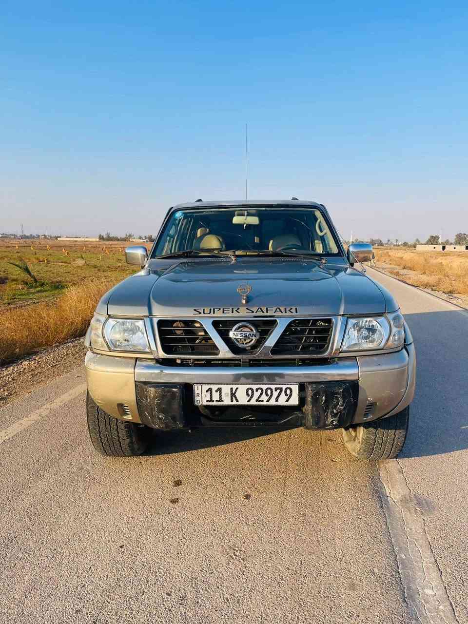 نيسان بترول ٩٨ سوبر سفاري بانزين ٤٥٠٠ نوزل رقم بغداد سنويه جديده السعر دفتر يعني ١٠٠ ورقه عنوان بغداد تقاطع النهروان ***********
