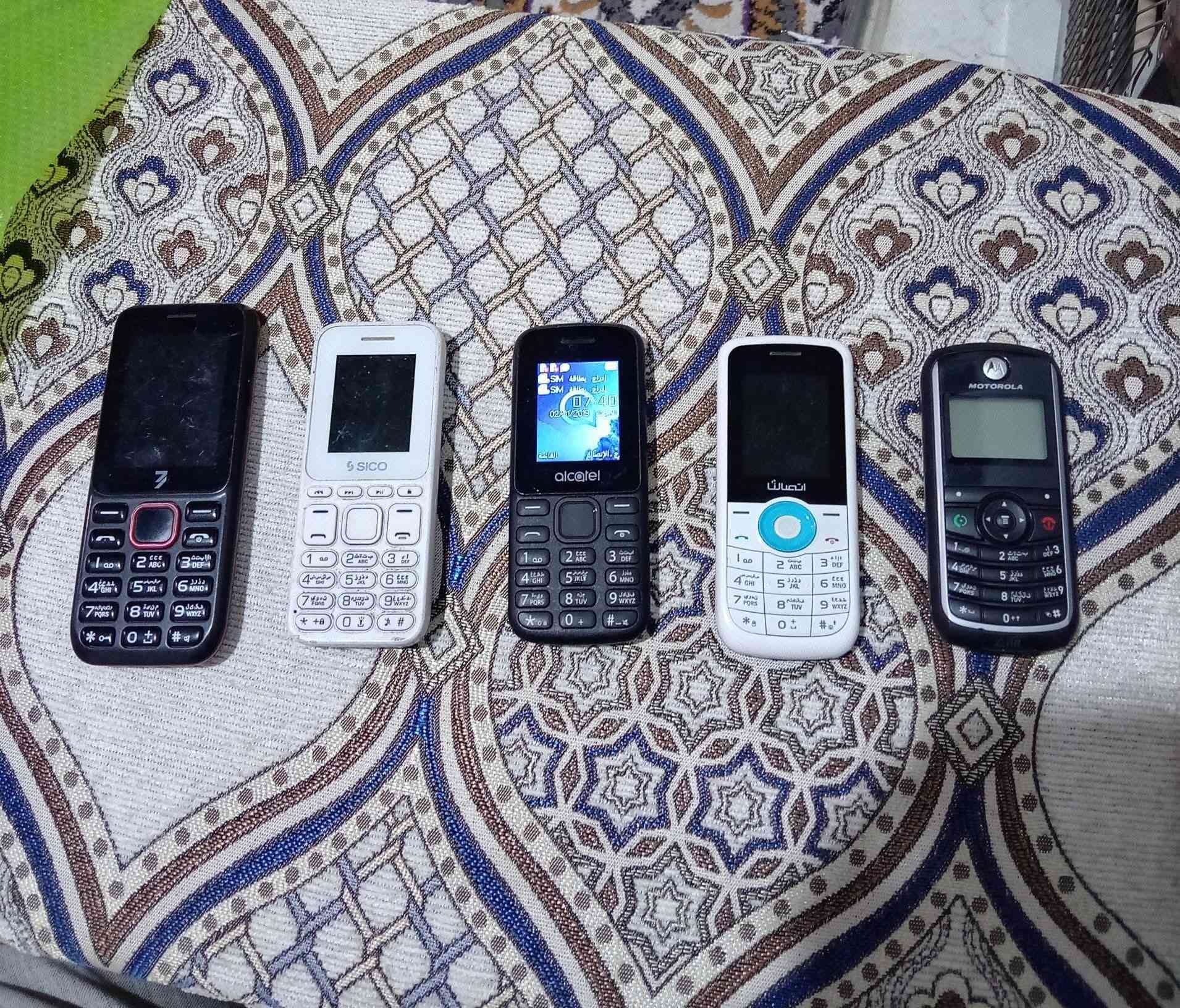 5 أجهزة كلة شغال 40 ألف مع التوصيل
بس 3 منهن بدون بطارية
***********
