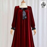 فستان ميدي • مخمل • مقاسات كاملة