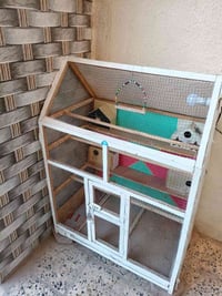 قفص ابو بابين • جلد اصلي • ١٣٥×٩٠×٦٠