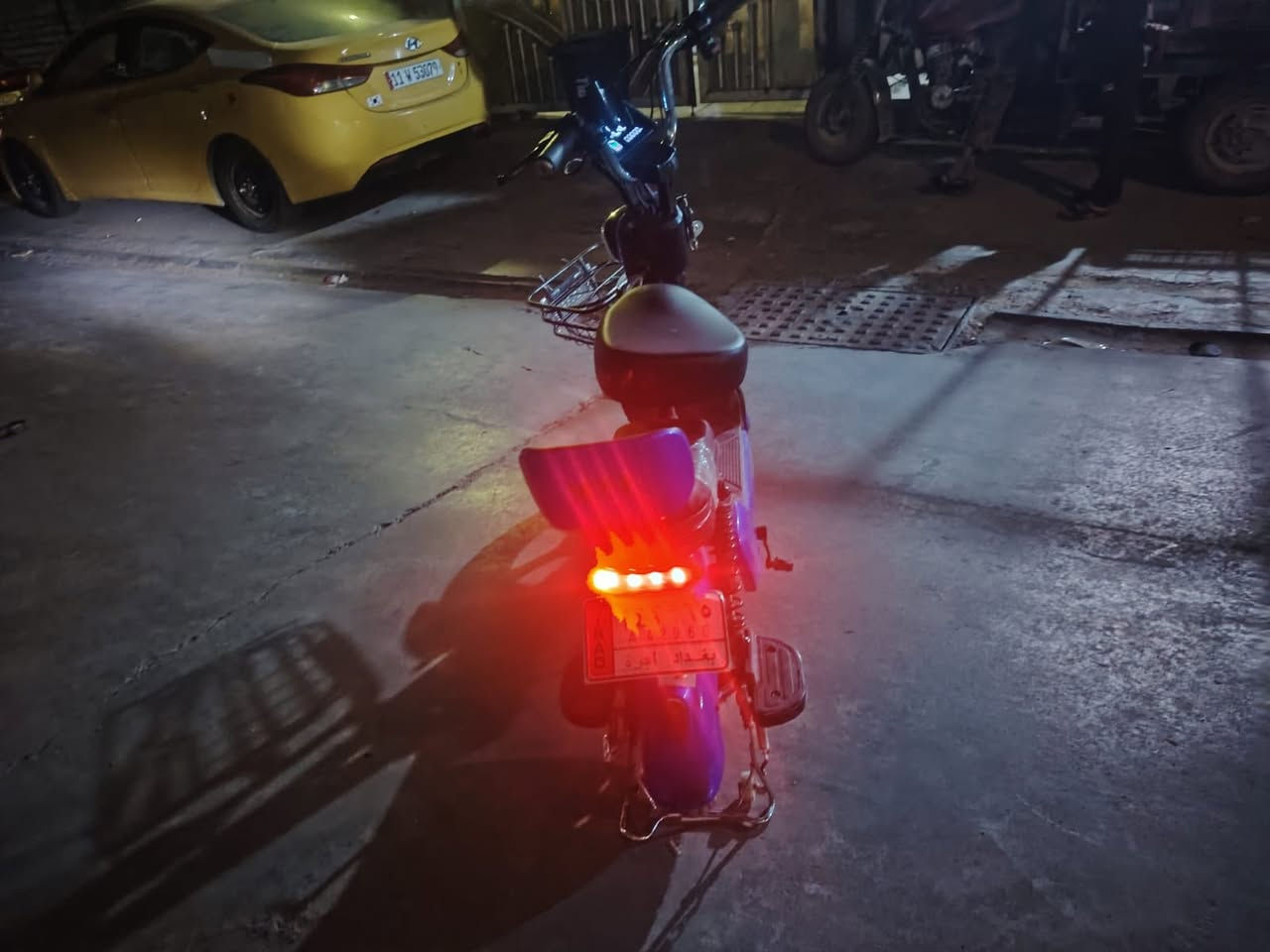 السلام عليكم دراجه شحن نوع MTY فول مواصفات
نضام تثبيت سرعه

قفل تايرات

بصمه 

أستان موبايل 

الدراجه بل چيس بطاريه جدد عقل جديد تايرات جدد الدراجه واحد على واحد من اكلك جديده يعني جديده السعر 275 وبيه مجال حق الجيه الاستفسار ***********
