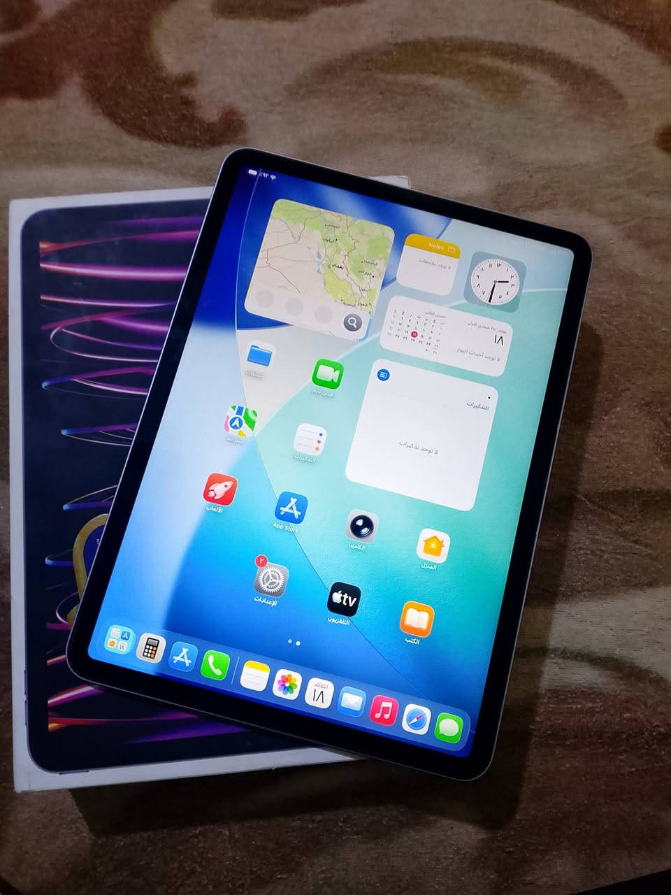 سلام عليكم ايباد برو 22 معالجm2 نضافه 100 مال دراسه فارغ وما ملعوب بي هواي مفتوح سنه 2024 ومكفول من الزلغ مكاني بصره زبير واتساب وهاتف فقط فيس ما متواجد رقمي ***********
