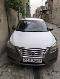 نيسان سنترا وارد خليجي مديل 2014بدون حادث بيها فقط جاملغ صبغ السياره ك...