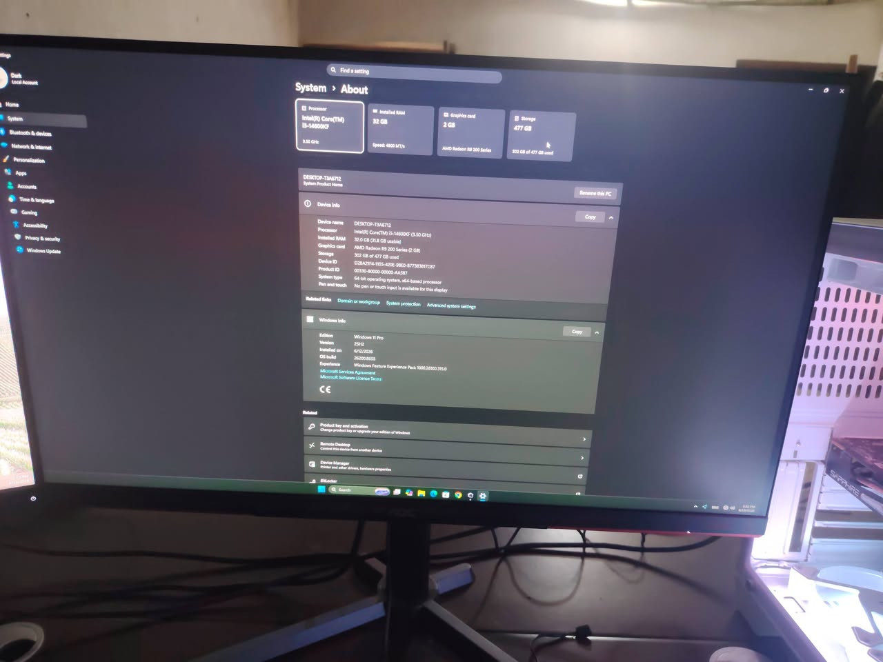 شاشة aoc 2k 240 hz حجم 27
السعر 275
عنواني بغداد مدينة الصدر الاورفلي
***********
