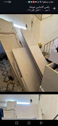 غرفه اخشاب تركي كنتور 6 بيبان لرتفاع مترين وشويه وبي تقريبا خمس قطع وا...