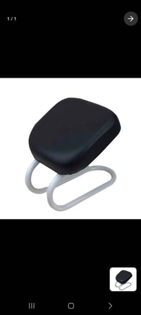 مقعد جلد • هيكل فولاذي • ارتفاع 25سم