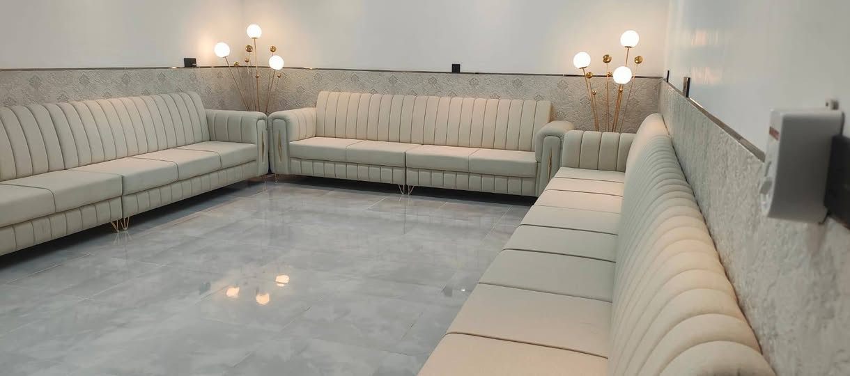 معمل ومعرض نجارة الفاضليه 
لعمل جميع انواع الدواوين وغرف النوم 
خشب بلوك روسي 18 ملم 
قماش مبطن 
اسفنج 10 سم 
للاستفسار الاتصال 
***********
