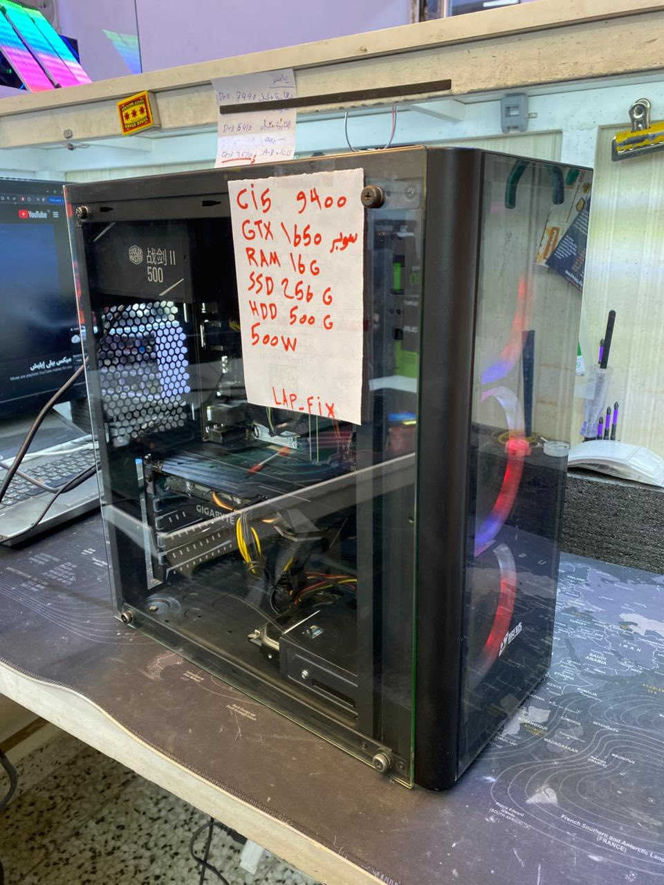 السلام عليكم
تجميعات مستخدمة للبيع
بمختلف المواصفات والاسعار 
كفالة كاملة ضمان اسبوع
للتواصل *********** واتساب 

‏1: Ci5 10400f
Rx 6600 8gb
Ram 16gb
Ssd 128gb
Hdd 1tb
H510
550w
Case 4fan
750 الف

‏2: R5 5500
Rtx 2070 super 8gb
Ram 16gb 3600mhz xpg rgb
M.2 512gb
B450m asus 4slot ram
550w
Case 4fan
900 الف

‏3: Ci5 10400f
H510
Ram 16gb
Rtx 3050 8gb 
Ssd 256gb
Hdd 1tb 
500w
Case 4fan
750 الف

‏4: R5 5500
Rtx 2060 super 8gb zotac 3fan
Ram 16gb
B450
M.2 512gb
650w
Case 4fan
750 الف

‏5: R5 2600x
Gtx 1060 6gb msi
Ram 16gb corsair
M.2 256gb 
Hdd 500gb
B450 msi
500w azza
Case 4fan
550 الف

‏6: R5 5500
Rtx 3060 12gb
B550
Ram 16gb t-force 3600
M.2 128gb
Hdd 1tb
650w
Case 4fan rgb LianLi
1،000،000 الف

‏7: Ci5 12400f
Rtx 5060ti 8gb
Ram 16gb 5600mhz no rgb
M.2 512gb
Hdd 1tb
B760 d5
750w
Case 4fan rgb
Cooling 360mm
 1،650،000 الف

‏8: Ci5 13400f
Rtx 3070 8gb
Ram 16gb 3200
M.2 512gb
650w
H610
Case 4fan rgb
1،250،000 الف

‏9: Ci5 10400f
Rtx 2060super 8gb
Ram 32gb 2666
M.2 512gb
Hdd 1tb
H510
650w
Case 4fan
850 الف

‏10: R5 5600g
Rtx 3050 8gb asus 
3200 Ram 16gb
M.2 512gb
750w
B450
Case 4fan
800 الف

‏11: Ci5 12400f
Rtx 3060 12gb
H610
Ram 16gb 3200
M.2 512gb
650w
Case 4fan
1،000،000 الف

‏12: R5 3600
Gtx 1660 super 6gb tuf gaming 
B450 tuf gaming 
Ram 16gb 3200mhz rgb
Ssd 256gb
Hdd 1tb
600w
Case 4fan
550 الف

‏13: Ci9 12900k
Rtx 3080 12gb galax
Ram 32gb 3200mhz juhor
M.2 1tb lexer nm620
Z690 msi pro ddr4
800w deepcool 
Cooling 360mm deepcool Ls720 digital 
Case mass m16 7fan
2،000،000 الف

‏14: Ci5 9400f
Gtx 1650 super 4gb
Ram 16gb
M.2 256gb
Hdd 500gb
500w
H310
Case 3fan
500 الف

‏15: R5 3600
Rx 570 8gb
Ram 16gb
Ssd 256gb
Hdd 500gb
550w
B450
Case 4fan rgb
500 الف

‏16: Ci5 11400f
Rtx 3060 12gb tuf gaming 3fan
Ram 16gb 3200mhz corsir rgb
H510 asus prime 
M.2 512gb 
Hdd 1tb
700w the rock
Cooling 240mm 
Case 5fan rgb sama
1،000،000 الف

‏17: R9 3900x
Rtx 2080super Msi x trio 
Ram 16gb 3200mhz corsir rgb
M.2 512gb
Hdd 1tb
X470 msi
800w coolrmaster gold
Cooling 120mm
Case 7fan rgb
1،150،000 الف

ضمان اسبوع صيانة فقط
