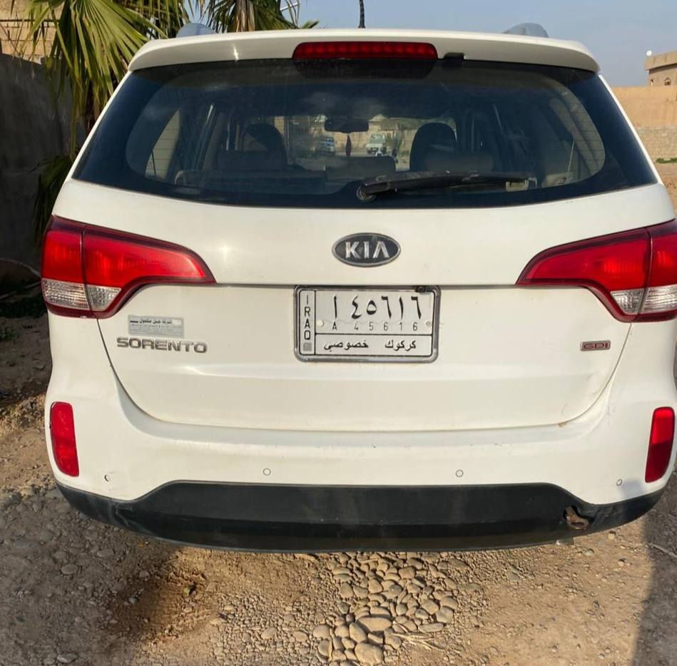 السلام عليكم
للبيع  
سورنتو2014 خليجي
 #كلين

المواصفات المعروف

كشنات مخمل
كشاف ضبابي
7 راكب
3تبريد
4 سلندر
لد خلفي
تخم تاير
لون ابيض

مري شفط
يدات كروم
كامرة خلفيه
تحكمات ستيرن جهتين
حدادية جديدة
تبريد ثلج
داخل بيجي
ويل كب 17
اشاير بالمري

السياره كاملة مابيه اي نقص
السياره حلوه وجديده 
وكلشي موجود بالسوك
وكلشي بسعره 155
اتصال *********** مكان كركوك:: حويجه كركوك, العراق
