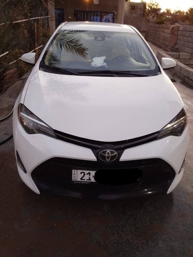 السلام عليكم كورلا 2018/LEوارد امريكي كليين كيرومحرك كفاله رقم سليمانيه بسمي سنويه لحد2030 السعر 168وسونارمنشور***********
