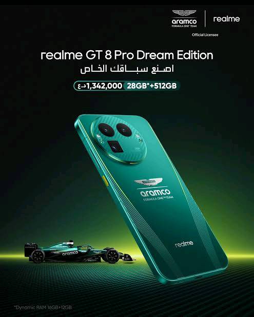 ريلمي realme gt 8 pro aston martin نسخة خاصة ضمان سنة من شركة الوطني ذاكرة 512 رام 16 وصل شراء  كامل ملحقات الكفرين وكفر الكامرة للبيع السعر مليون و 250 او مراوس بجهاز اس 25 الترا او ون بلس 15 عنواني بغداد ای استفسار عالرقم ***********
