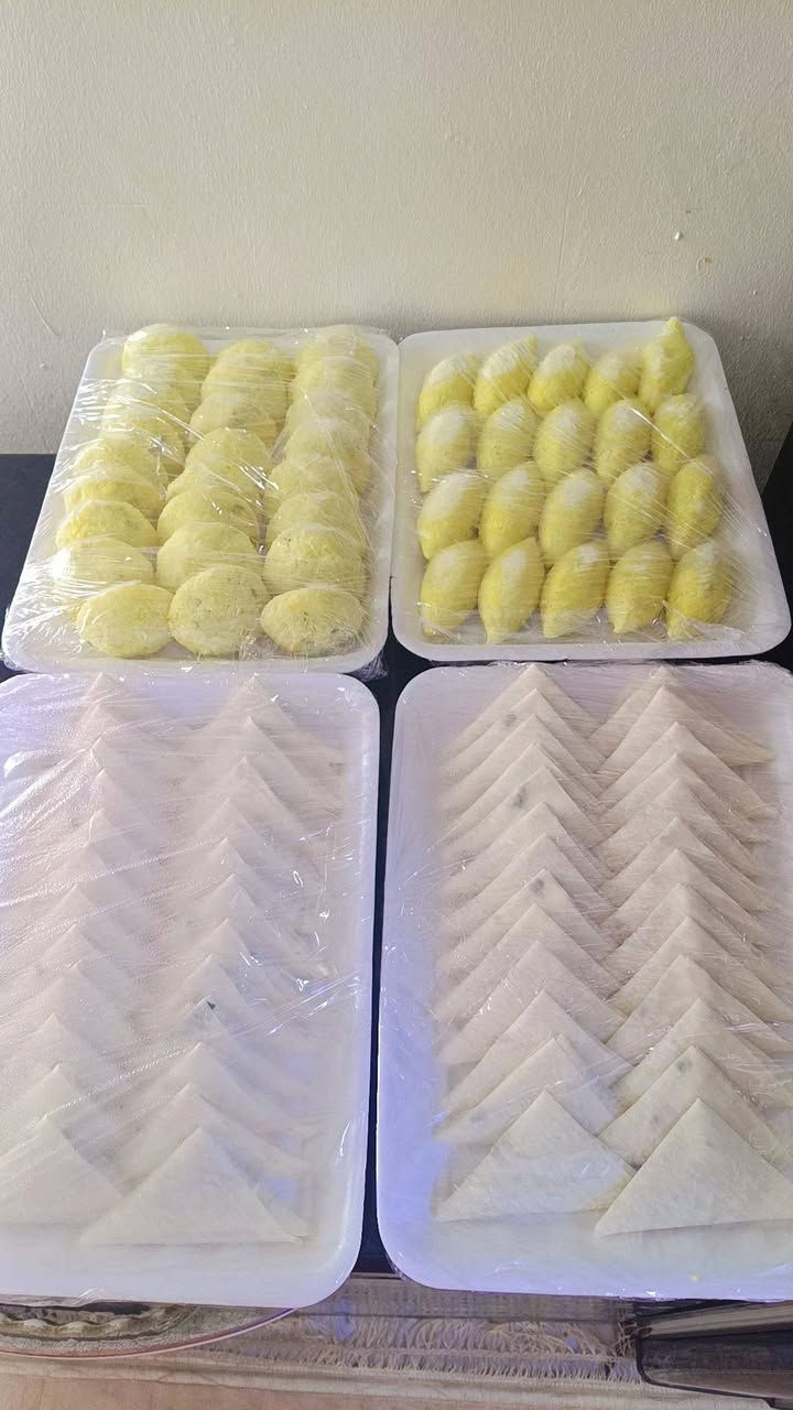 كبب ومعجنات لذيذة وتازه
يتوفر توصيل داخل الحسينيه
45 كبه حلب ب 15
35 كبه جريش 15
50 سمبوسه ب 15
كليجه كيلو ب 7
مني بيتزا 🍕 القطعه 500
لحم بعجين قطعه ب 500
بورك القطعه ب 500
للحجز الاتصال واتساب فقط ***********
