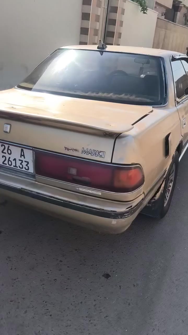 السلام عليكم
سيارة مارك تكم للبيع 
محرك وكير كامله 
سيارة خير من الله لاتنقيص ولاتبخير 
تبريد شغال ثلج 
تايرات جدد 
مابيهه اي نقص 
السعر عل خاص 
ارقامهه انكليزي بأسمي تحويل ثاني يوم 
عنوان السيارة صلاح الدين قضاء بلد جمعية الإمام
للاستفسار اتصل وتدلل الرقم ***********
