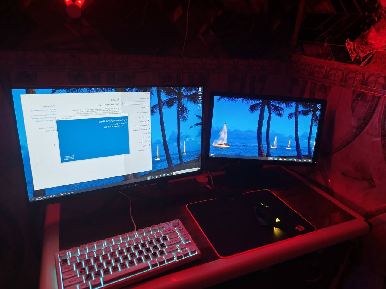 🎮 للبيع PC Gaming

✅ Xeon E5-2667 v4 (8C/16T)
✅ RX 580 8GB + GT 1030 2GB
✅ RAM 16GB DDR4
✅ SSD 256GB + HDD 500GB
✅ X99 Gaming
✅ تبريد مائي RGB
✅ باور 550W 80+ Bronze
✅ كيس RGB زجاجي

💰 السعر: 450,000 دينار
📌 قابل للتفاوض

📍 بغداد - مدينة الصدر
🚚 التوصيل متوفر

📞 ***********
