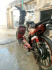 دراجة شحن كهربائية • بطارية عاطلة • طويريج كربلاء