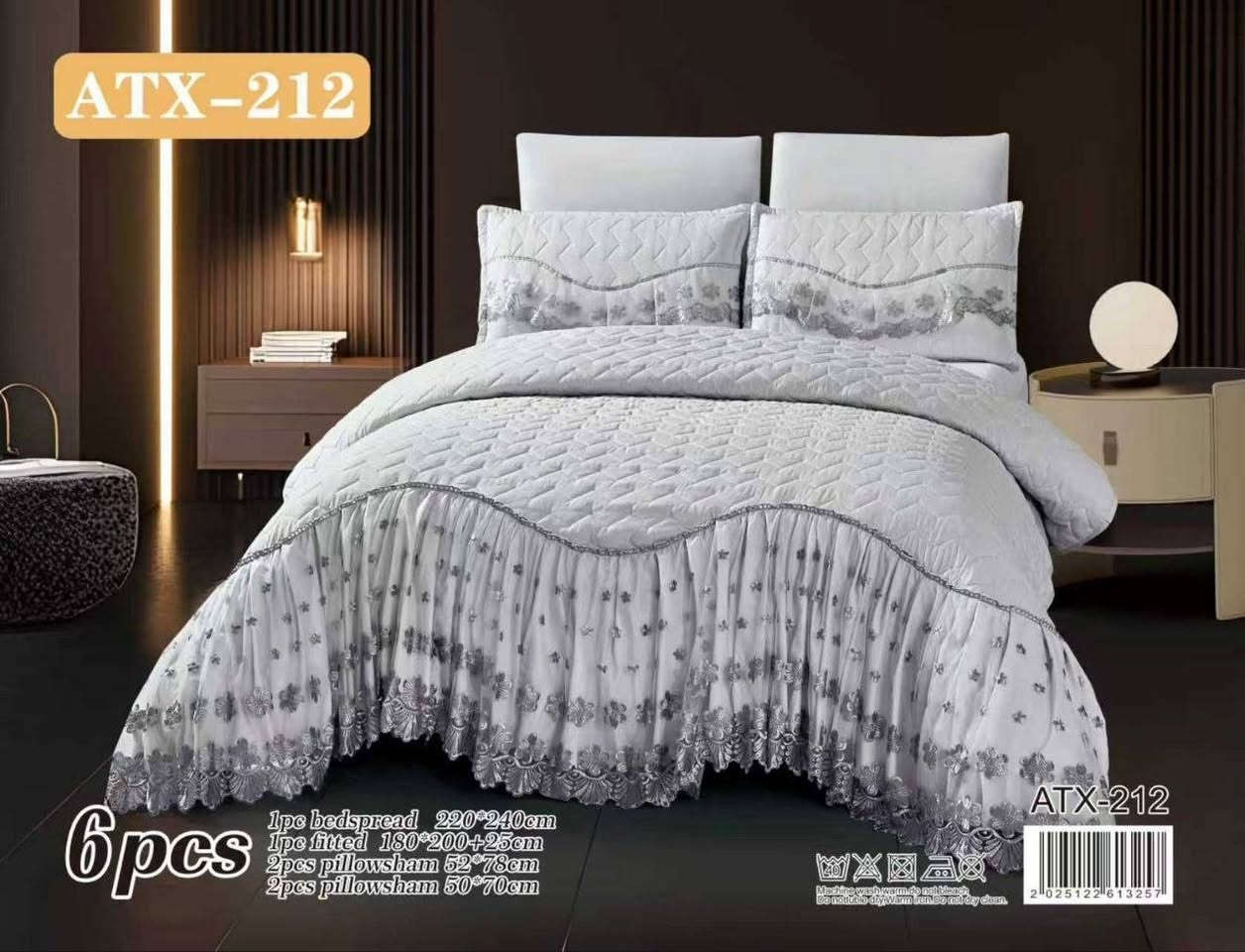 غطوه مقرنصه نفرين تركي قماش ساده من الماركه الجديده ابداع الافق 
*متكون من 6 قطعه*
قياس غطوه دوشك 220x240 
قياس تلبيسه 180x200 
قياس مخده2 مطرز 70x50
قياس  مخده 2 ساده 70x50 

توصيل بصرة 5 المحافظات 7  💛✨


**إذا كنت صاحب هذا الإعلان وتريد حذفه لأي سبب، رجاءا أرسل رسالة إلى الدعم الفني**