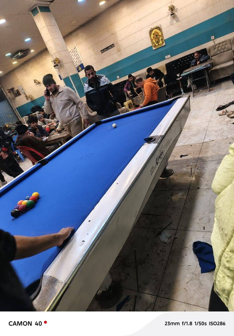 تم وصول وجبه بليارد  مستعمل معا الضمان 💪
يوجد جميع انواع البليارد وعلا الفحص الميز منصوب كدامك 
يوجد انواع المستلزمات البليارد معا الضمان ايضن 💣
يوجد كادر صيانه معا الضمان 🙂
الستفسار خاص او علا الرقام التاليه 
***********🤙💣

عروضنا ما تخلص ويانه كلشي رخيص وعلا الضمان 🫡   ***********
