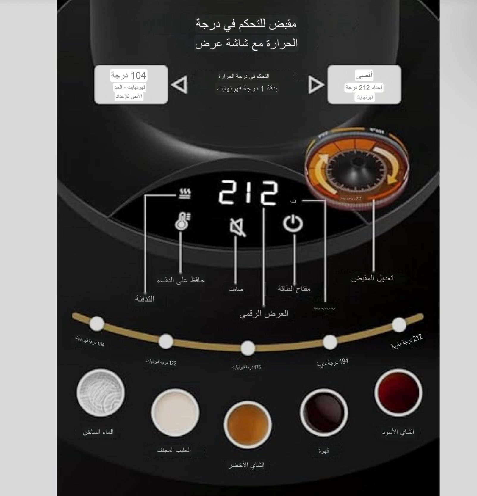 تُعتبر هذه الغلاية الكهربائية من نوع Smang خياراً شائعاً لتحضير القهوة المقطرة (V60) بفضل تصميمها الخاص، وتتميز بعدة خصائص وفقاً للمعلومات المتاحة:التحكم الدقيق في درجة الحرارة: تسمح الغلاية بضبط درجة الحرارة بدقة، حيث أشار بعض المستخدمين إلى إمكانية التحكم بها بفاصل درجة واحدة مئوية، تتراوح من 40 إلى 100 درجة مئوية.تصميم وتدفق مائي سلس: تتميز بتصميم "رقبة الإوزة" (Gooseneck) الذي يوفر تدفقاً مائياً انسيابياً ومتحكماً به، وهو مثالي لعمليات الصب الدقيقة للقهوة.سعة وقوة مناسبة: تبلغ سعة الغلاية حوالي 0.9 إلى 1 لتر، وتعمل بقدرة تتراوح بين 1200 واط.ميزات إضافية: تتضمن ميزات مثل الحفاظ على الحرارة لفترات طويلة (تصل إلى 24 ساعة في بعض الطرازات) ومؤقت مدمج لتنقيط القهوة

نتاج 2025


**إذا كنت صاحب هذا الإعلان وتريد حذفه لأي سبب، رجاءا أرسل رسالة إلى الدعم الفني**