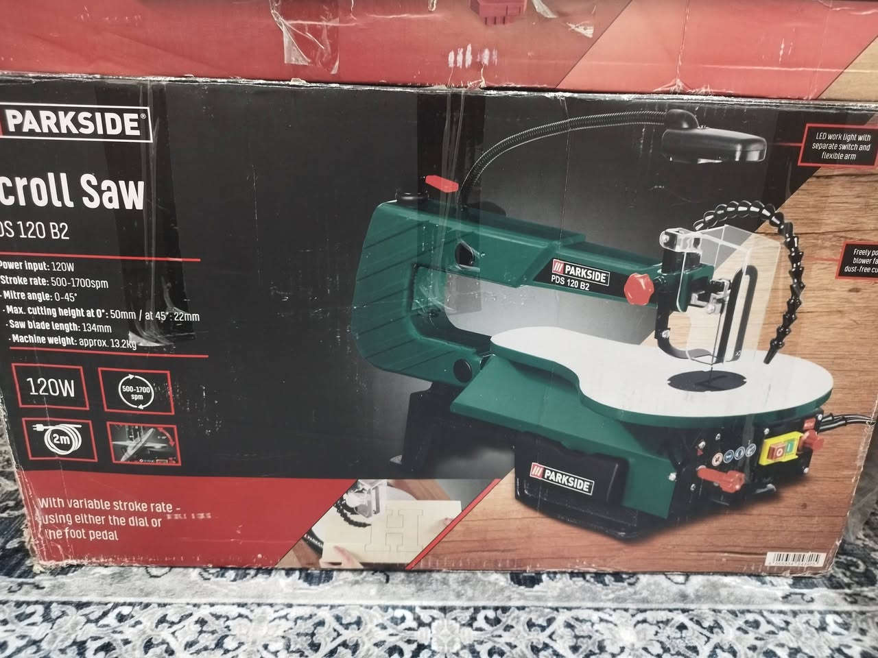 سلام عليكم متوفر منشار تخريم و تورنه كهربائي من ماركت باركسايد جديد السعر مناسب جدآ التواصل على رقم الهاتف ***********
