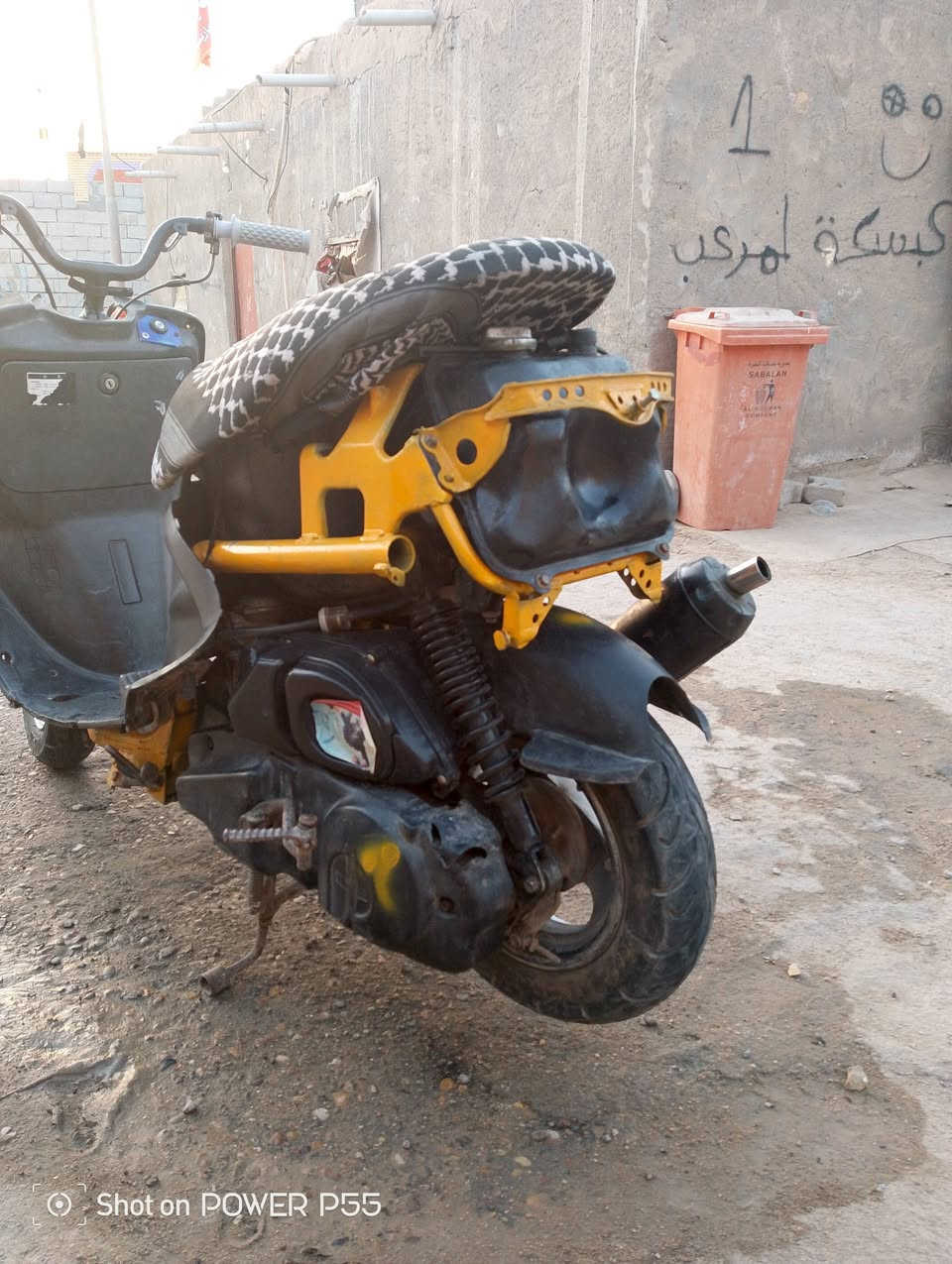 دراجه رخيصه عمليه شرط ما مفتوحه محتاج وريد بيع ب 115وبيها مجال تخم تاير جديد العنوان البصره قضاء الدير ناحيه النشوه رقم واتساب (***********فقط قفل 110
