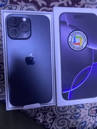 ايفون 16برو ماكس مستخدم قليل بطاريه 100 عدد الدورات 98 ذاكره 256 سعره ...