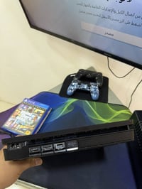 ✅بلي 4 سلم مستعمل جديد ممفتوح نهائياً✅ ملحقات الجهاز  جوستكات🎮عدد2 (اص...