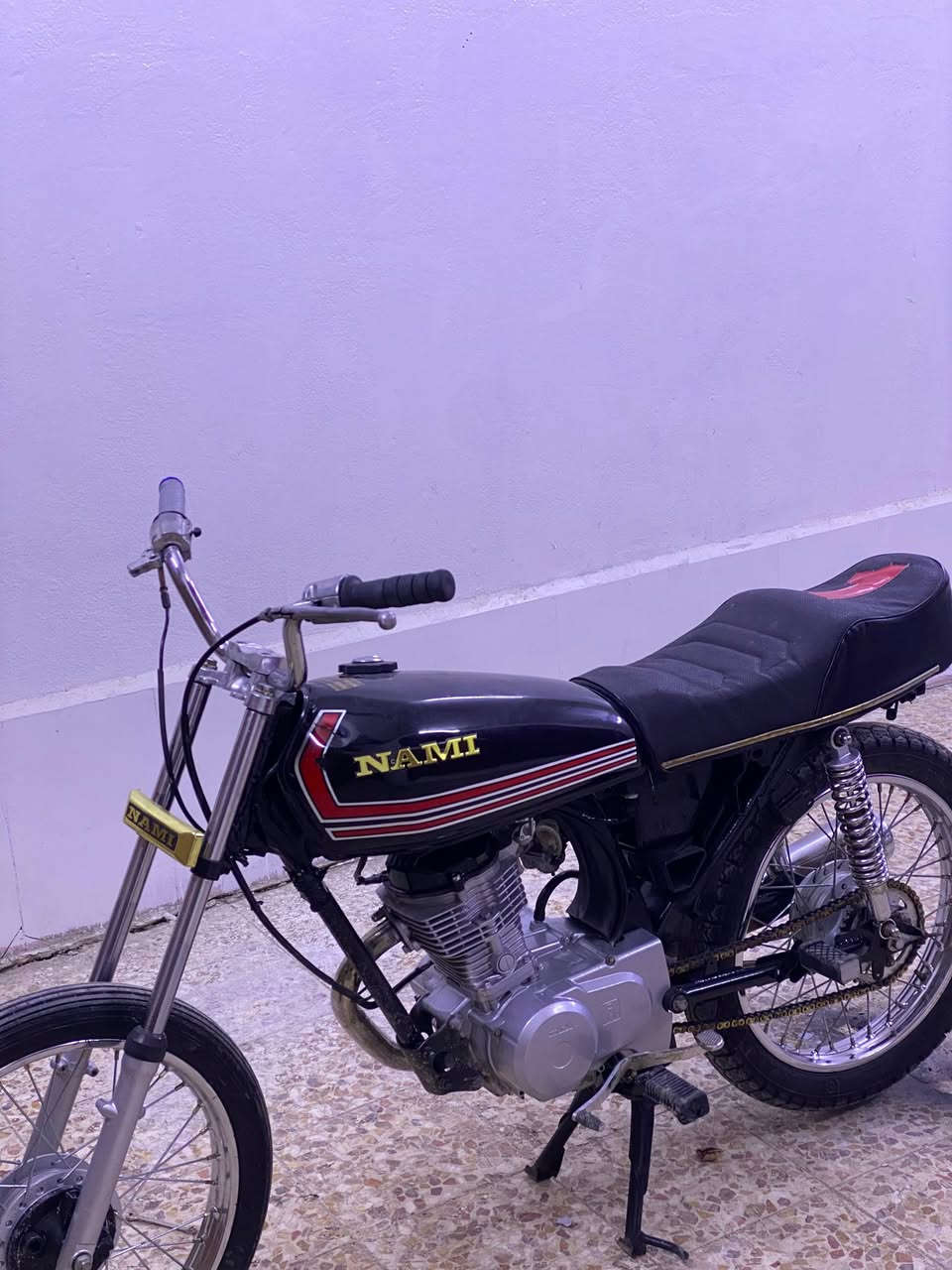 دراجه ايراني ناما  ادوات نضيفه فقط الجسر تعبان السعر 450 الف العنوان كرمة علي للاستفسار على الرقم ***********
