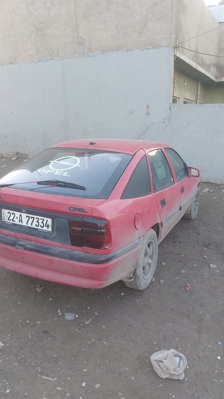 السلام عليكم اوبل فكتره رقم أربيل دولي مصطره شرط وكالة و تحويل موديل 91 محرك 18 محرك وكير شرط يرهم أقساط مقدمه زينه ويرهم نقد رقم تلفون *********** بي واتساب
