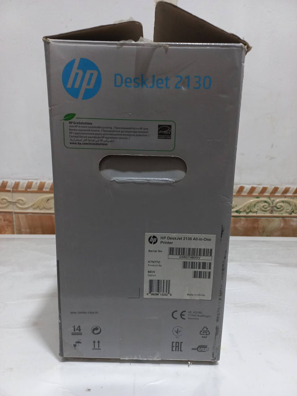 طابعة اج بي hp
عادي وملون 
استنساخ وطباعة وسكنر
مستخدم نظيف الكارتون والملحقات وياها
حبر سائل بنظام الكاترج رقم الكاترج ١٢٣

السعر ٤٥ الف وموجود توصيل لكل المحافظات


**إذا كنت صاحب هذا الإعلان وتريد حذفه لأي سبب، رجاءا أرسل رسالة إلى الدعم الفني**