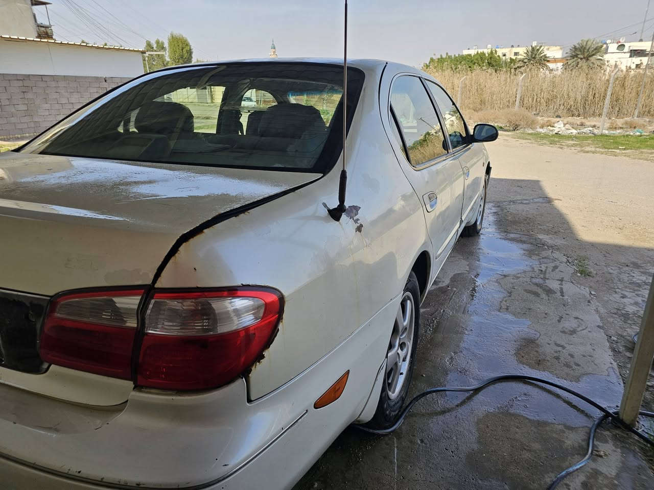 نيسان مكسيما 2002
محرك 2000 v6
رقم بغداد الماني
السنوية نافذة لغاية 9 /2026
تبريد شغال ومعروف تبريدها
شغالة وتمشي 
ابيع رقم وكوم حديد
بغداد ***********
