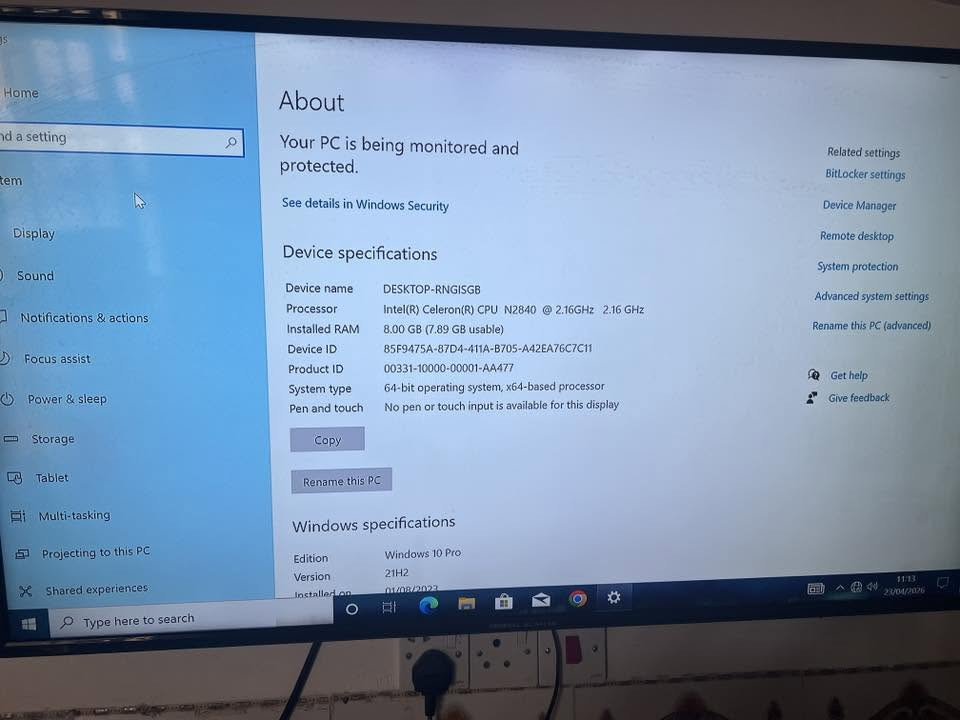 متوفر pc مني محوله راوتر نظام immortal wrt   معالجه انتل رامه 8كيكا و الدسك مالته 16 كيكا كنظام راوتر اما اذا تريده حاسبة رامه 128كيكا تشتغل نظامين منصب عليه جميع البكجات 
V2raya + app-adblock+ app-wireguard+ app-vpnbypassء+ app-sqm + app-ddns
باضافة شتريد اداة اكدر انزله الك للاستفسار مراسلتي ع خاص


**إذا كنت صاحب هذا الإعلان وتريد حذفه لأي سبب، رجاءا أرسل رسالة إلى الدعم الفني**
