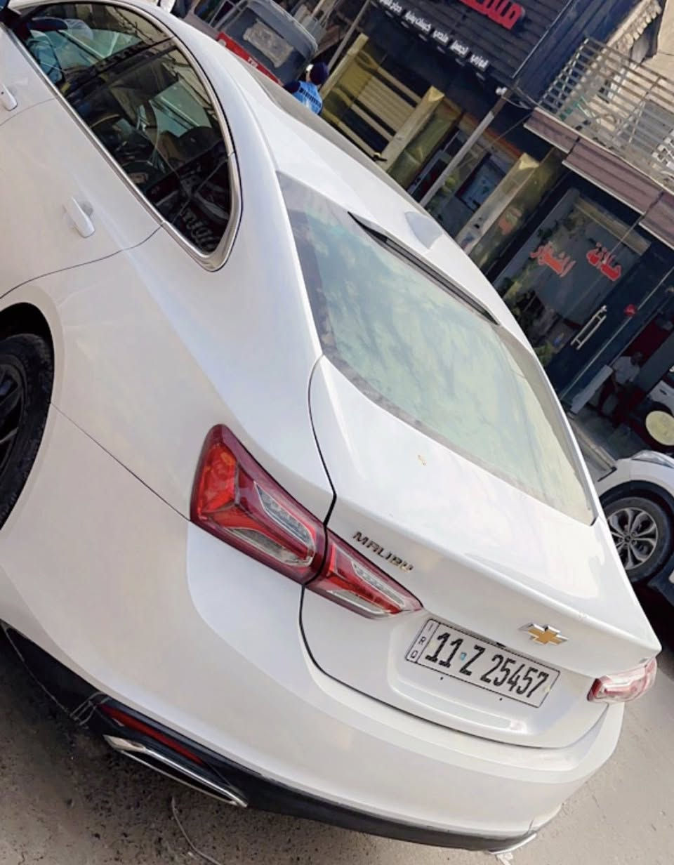 السلام وعليكم شباب ماليبو 2023 فئه Lt2فول بنورما كرسي كهرباء رادار تنبيه وتوقف ذاتي شاشه جبيره مكينه 1500تيربو 
رقم بغداد حادث السياره قبق جنطه فقط بدون اي ايرباك وبدون دواخل بجم كبس سياره نظيفه جدا وماشيه 76الف السعر 142 ومجال بسيط لاستفسار ***********
