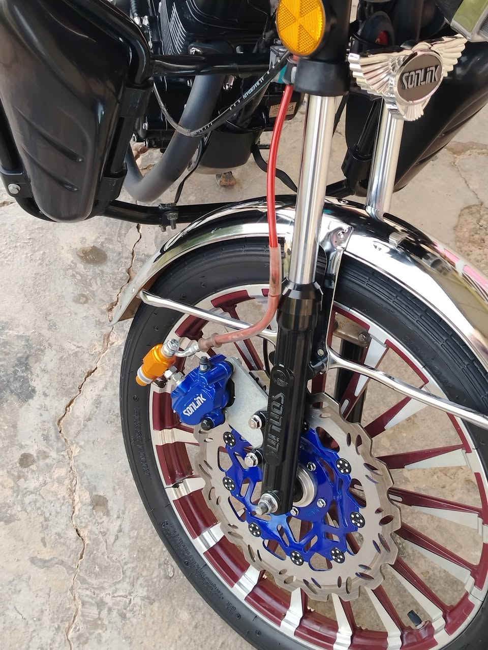 سلام عليكم دراجه للبيع 2025 ظاقطه وزنجيل محرك 200 مكان واسط عزيزيه أوراق بغداد السعر خاص ***********
