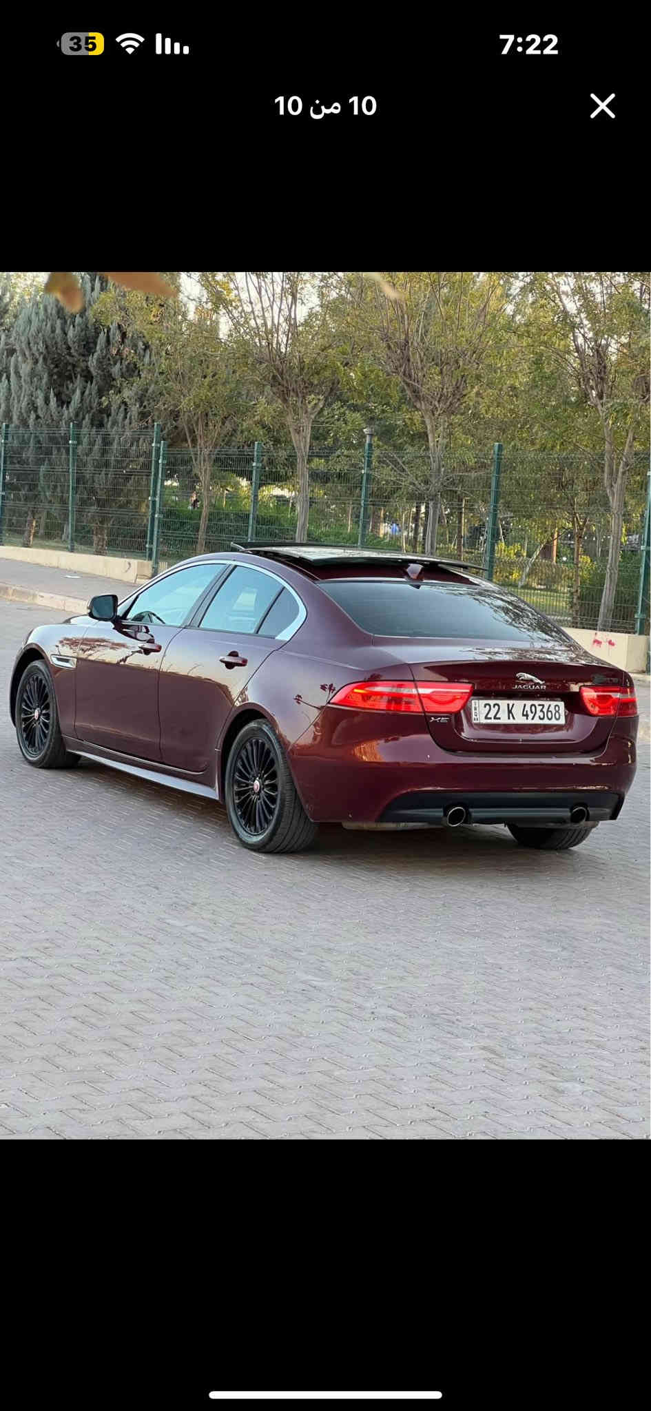 سياره جاكوار  موديل 17 
السياره فول مواصفات خير من الله  1/1. 8 نمر 
حساسات 
شاشه كبيره
بصمه
 اكشونه كهربائي
تبريد ثلج قطعتين 
تدفئه صوبه حته بل رجلين 
بانوراما 
وياله كب اصلي 
محرك 2.400تيربو المرغوب 
تايرات جدد 
كير موس 
اشاير بل مري 
زنون لد 
سماعات دمام ترج رج 
كير محرك شرط مشاء الله 
الدهن مالتها اني ابدل من الشركه كاسترول معروف 
السياره مابيها اي ضربه 
بيا كلير فقط جماليه 4 قطع من امريكا مو هنا بل عراق  يعني اربع قطع كلير لا ضربه ولا معجون فقط جماليه بعد بيها هوايي مواصفات ادوخ بيهن 
السعر 125 وبيها مجال تعال ودلل ملاحضه الموشراي ليكسر بسياره تلكي غيرها تاج راسي 
رقم الهاتف :***********
العنون بغداد البياع الري
