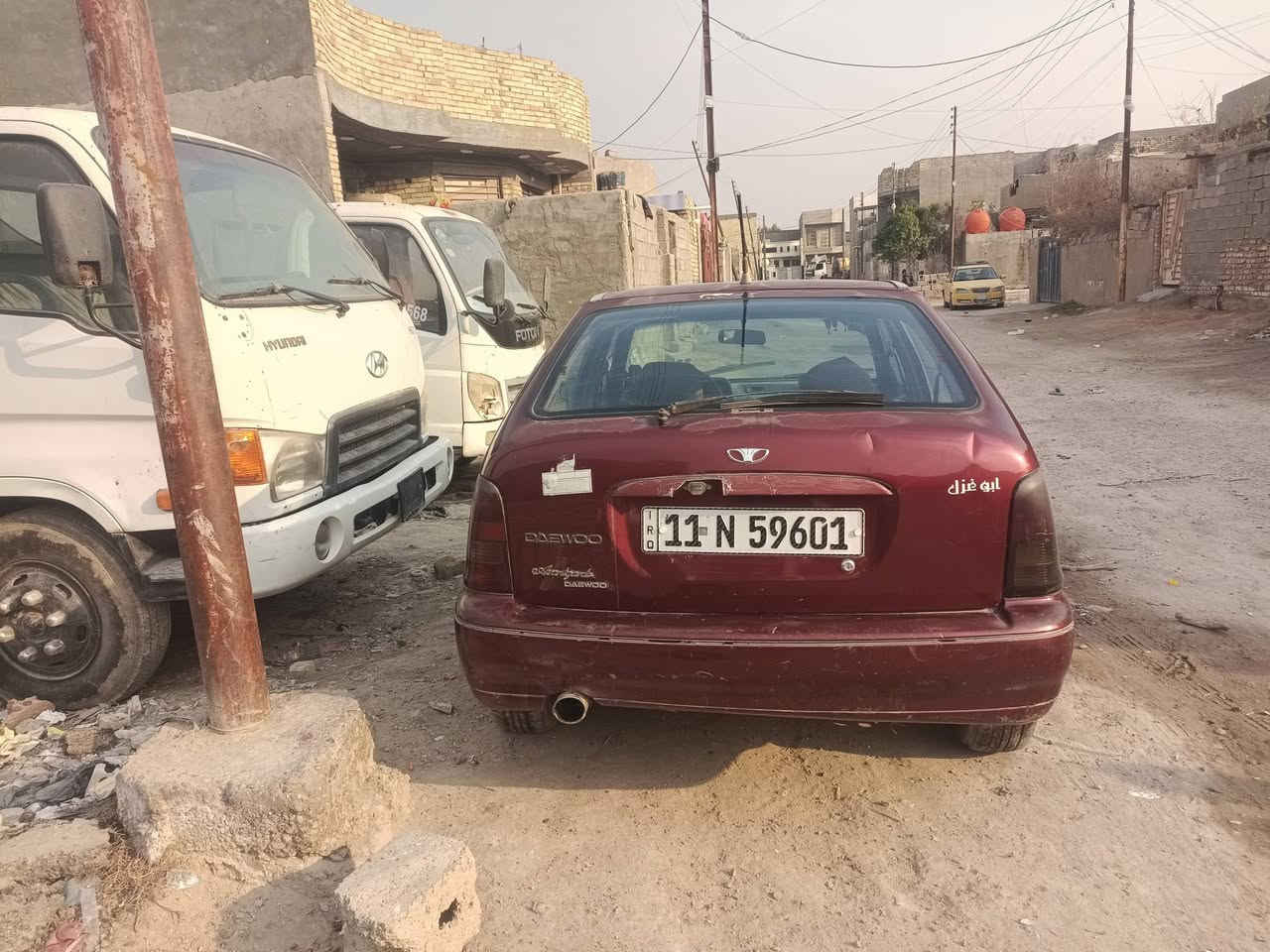 سلام عليكم للبيع دايو سلو موديل98 سيار نضيفة كير مكينه تخم تاير كهربائيات كله شغال مابيه نقص السعر27وبيها مجال رقم بغداد انكليزي اتصال ***********
