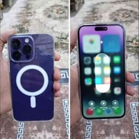 آيفون 14 برو ماكس ذاكره 256 شرق اوسط ماستر AA/A بطاريه91 مبدل شاشه اصل...