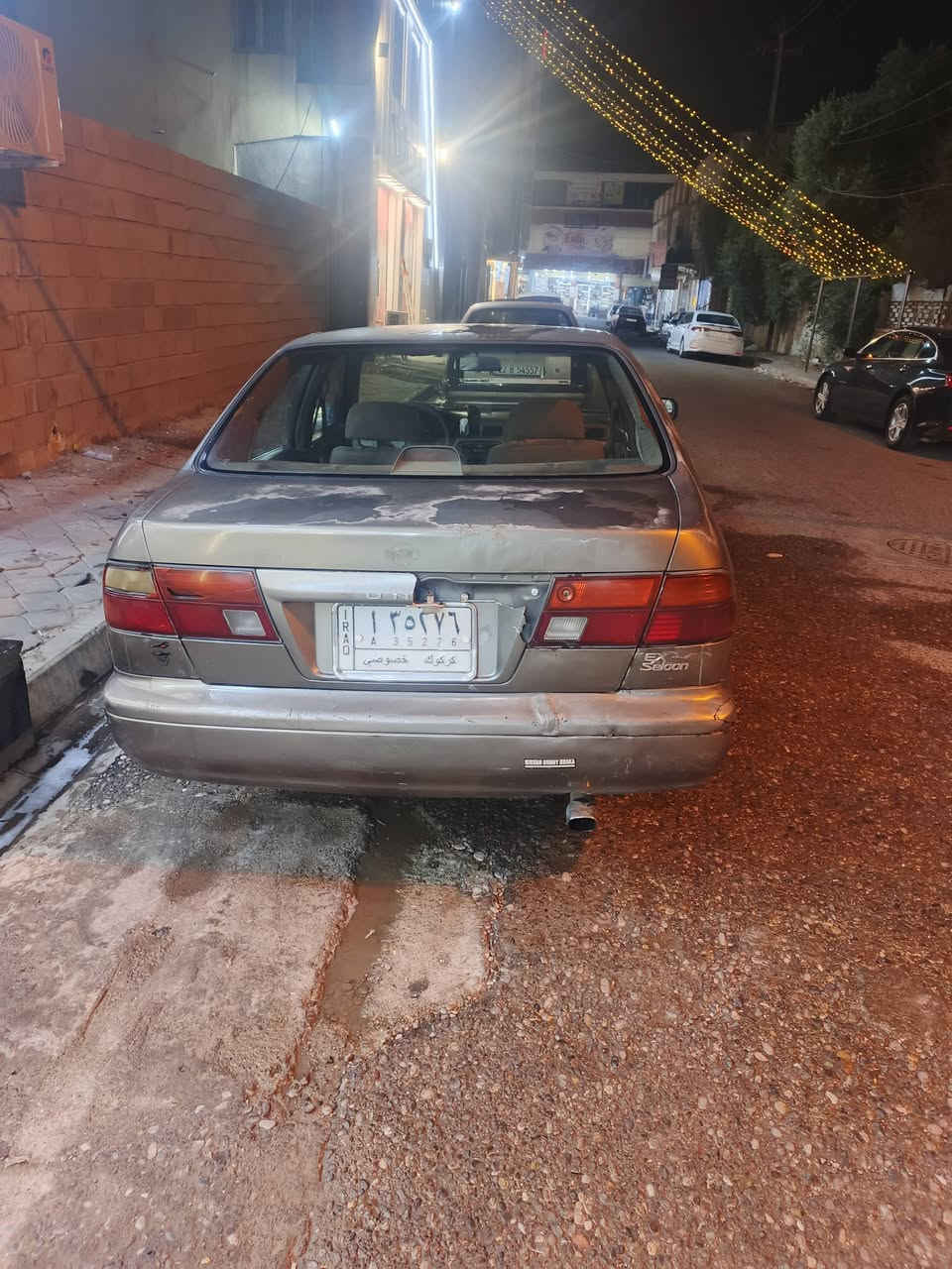 للبيع نيسان سني موديل 96 تاريخ انتهاء سنويه 29 بطاقه بنزين بيها سعر 35او بيها مجال قليل *********** 
***********
