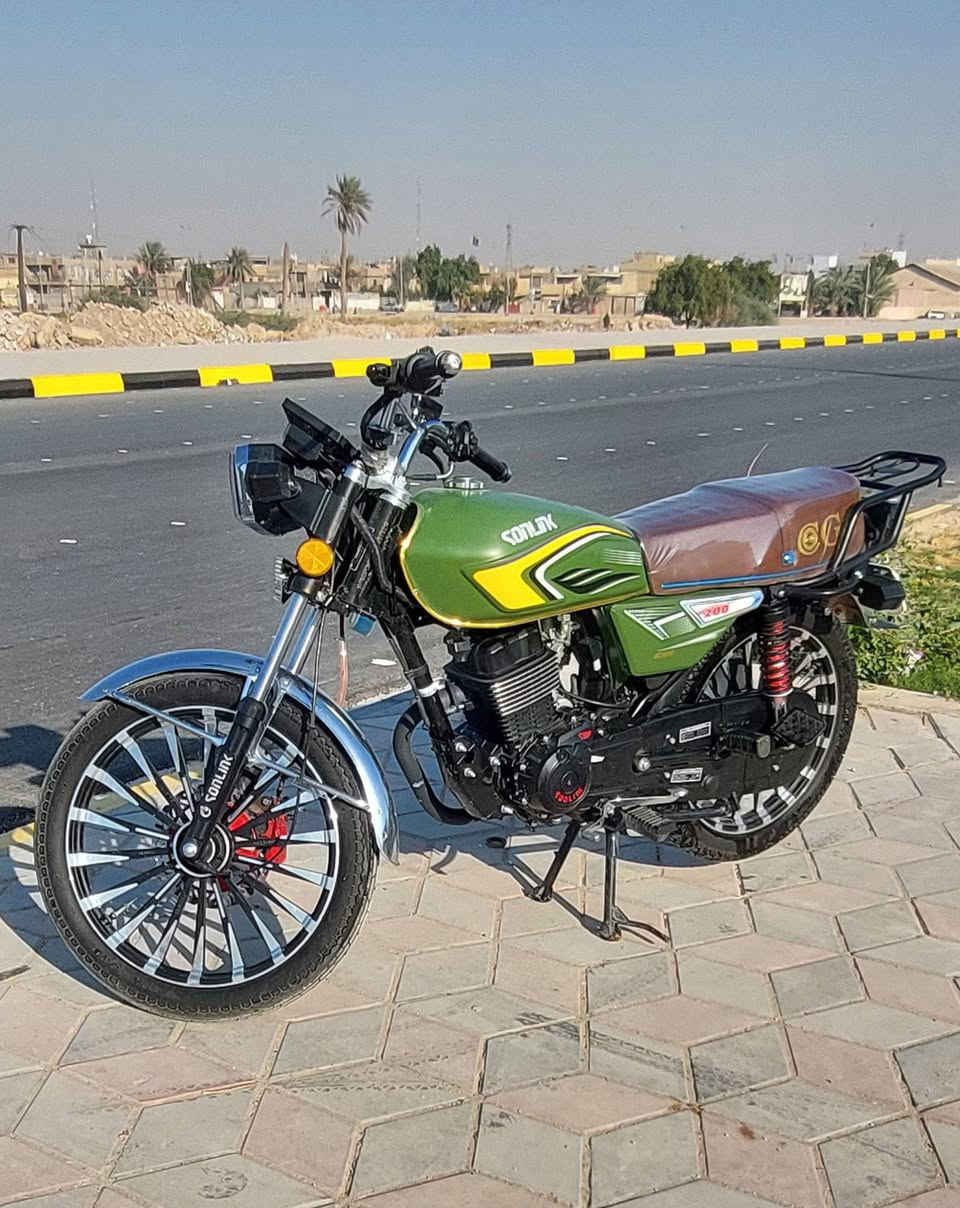 سولنك 2025 مكينه 200 ضاغطه او زنجيل دراجه جديده السعر مليون المكان واسط العزيزية 
***********
***********
