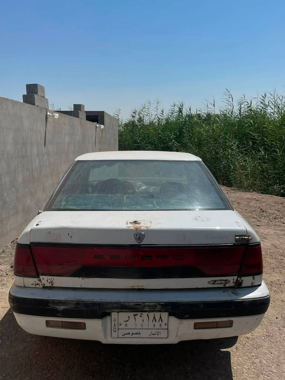 سلام عليكم بيع مستعجل دايو اسبرو م١٩٩٤ كير ومكينه جدد 
مكينه مسكر  تخم تاير كهربائيات كله شغاله سياره جاهزه  من كلشي سعر ١٢ وبيه مجال رقم التواصل *********** ***********
