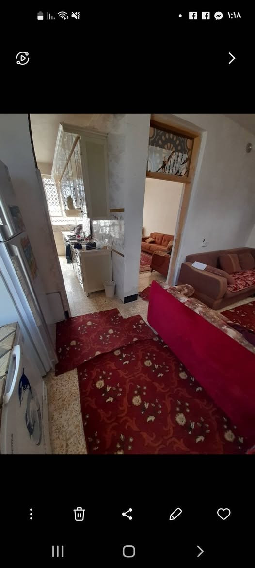 بيت ١٢٠ متر للبيع ٣ غرف نوم بناء جديد بزعفرانيه دور الشرطه ***********واتس
